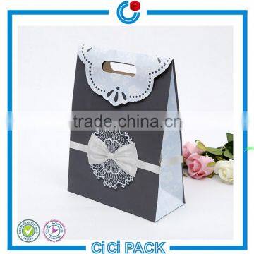 Accept customized 250g white paper full color printing exquisite mini wedding candy packaging boxes