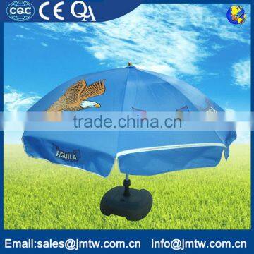 Outdoor Commercial Fold Advertising Steel Pole Beach Parasol