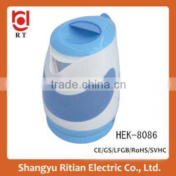 Plastic kitchen appliances mini electric kettle