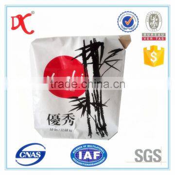 laminated kraft paper valve bag packing for calrose rice
