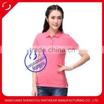 women basic polo shirt manufactures in china