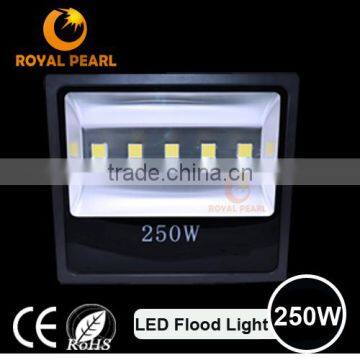 aluminum housing high lumens 250w led flood light for stadium