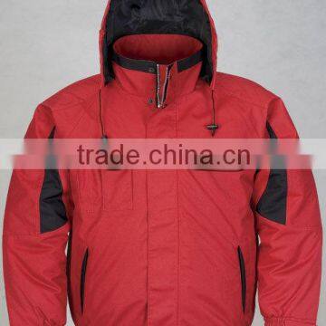 POLYESTER OXFORD RED WINTER JACKET