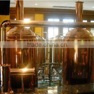 7BBL red copper mash tank equipment, used at hotel, bar, restaurant