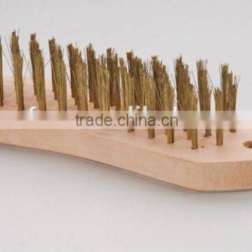 pointed end brass wore brush