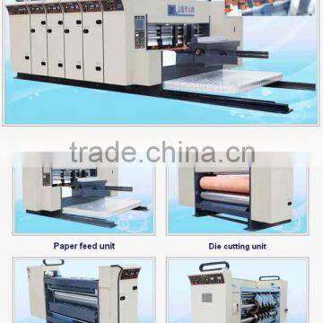 Carton Box Making Machine Lead Edge Feeding High Speed Multi-color Flexo Printing Slotting Rotary Die Cutter photo-3