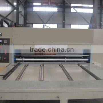 Packing machine chain feeder flexo printer slotter