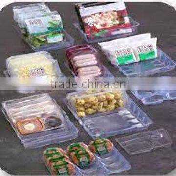 reusable New rigid compartments plastic Packaging food tray