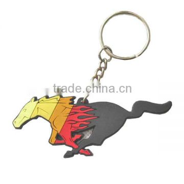 promotional 2D silicon Rubber key chain