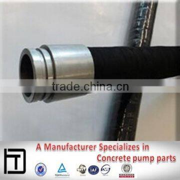 putzmeister concrete pump truck delivery rubber hose pipe