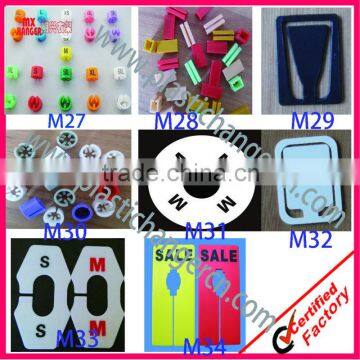 plastic size dividers, clothes size divider