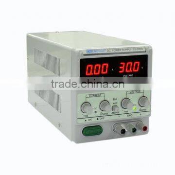 Single channel output and high precision DC stabilized power supply with mA showing,long-term supply