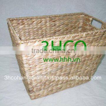 2015 New Product Water Hyacinth Basket for Home Decoration and Furniture