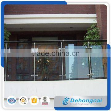 Customized Unique Decorative Glass Durable Wrought Iron Fence