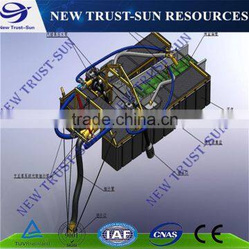 8inch gold mining dredger with high efficiency