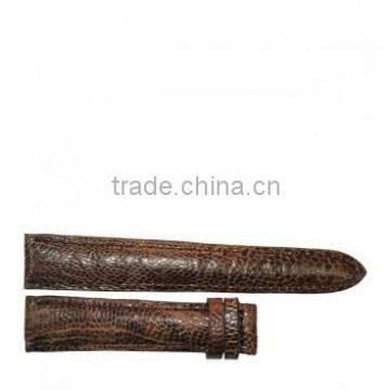 Ostrich leather watchband SOWC-003