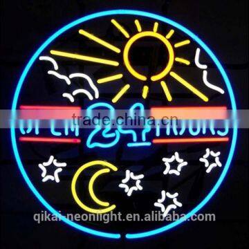 neon sign customer design neon light open word light hanging tap table light open sign open 24 hours