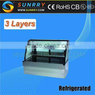 New Design Bakery Showcase With Glass Sliding Door (SY-CS318S SUNRRY)