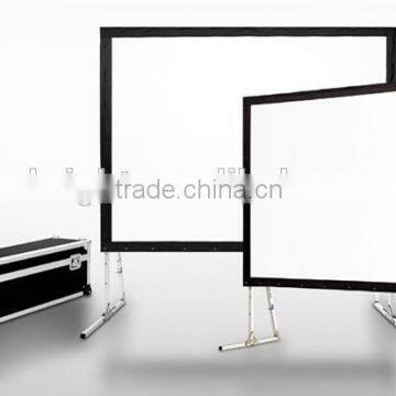 Fast fold screen/fast folding projector screen 60"-400" 200 inch rear projection screen