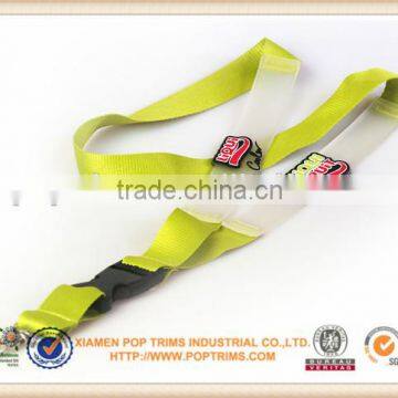 cheap custom lanyard with rubber badge