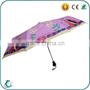 fashional design beautiful fold auto open rain umbrella for gift promotional