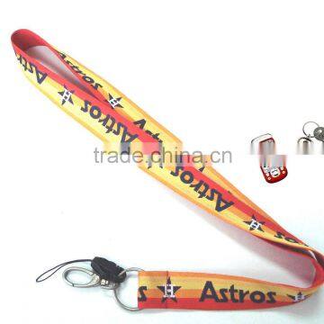 Neck lanyards woven webbing trap trimming card holding