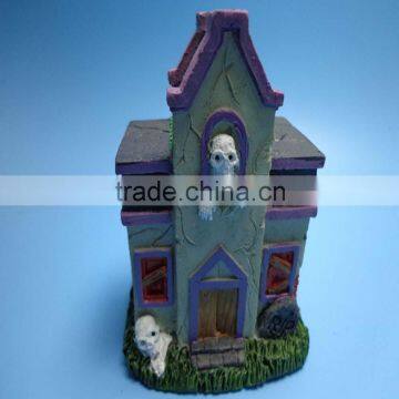 Detailed scale Resin castle model for Halloween, house sculpture