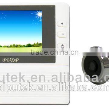 2.8 inch LCD remote video talk digital door peephole viewer,wired doorbell with camera,peephole door eye