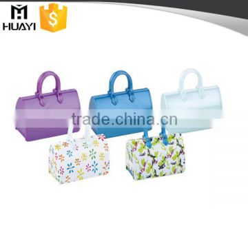 bag shaped PP plastic perfume spray bottle with mist sprayer