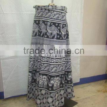 Black Printed Skirt photo-2