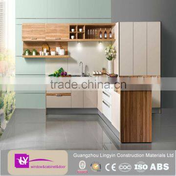 2016 wholesale wooden kitchen cabinet dining room furniture with modern kitchen designs