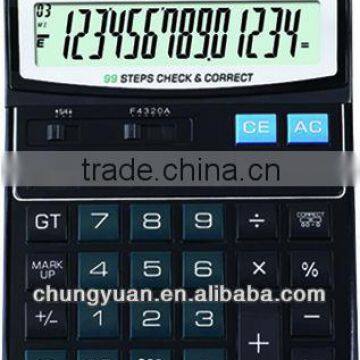 14 digits check&correct kids calculator KT-914V