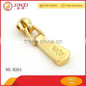 High quality custom metal handbag logo zipper puller                        
                                                Quality Choice