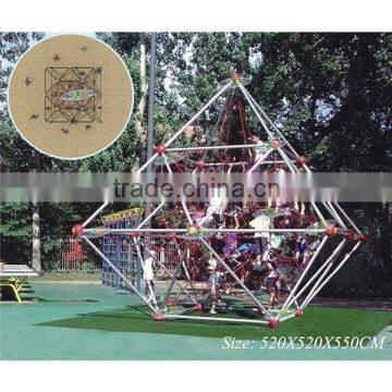 Spheroidal galvanized steel pipe climbing tower
