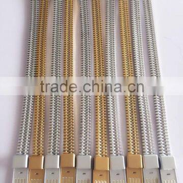 Zipper Design Wearable Wrist Bracelet USB Sync Charging Cord for IPhone5/6 and Android Smartphones photo-5