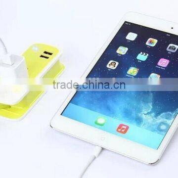 5V 2.1A Dual USB Wall Charger,Universal Wall Socket USB Charger With CE&RoHS-Green photo-4