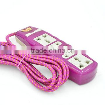 Rose EU UK plug extension power switch socket for Europe Britain