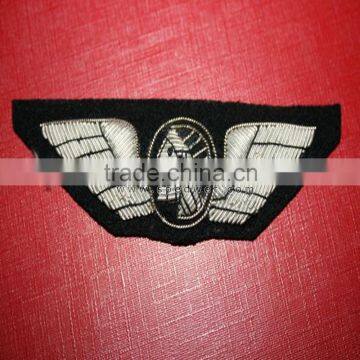 Us civil airline pilot wing badge | Mohawk airways embroidery wing badge