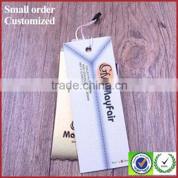 China new designs printing cardboard string hang tag for luggage