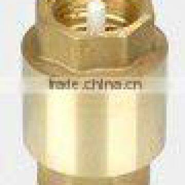 Brass spring check valve