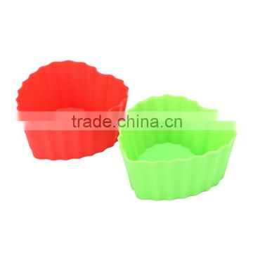 heart shape muffin silicone baking cups