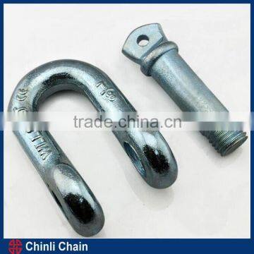 High tensile steel 210 shackle Dee type screw pin Dee shackle