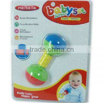 Plastic dumbbell baby weight lifting toy