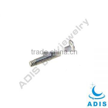 components in body piercing jewelry-lip bar