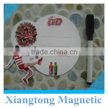 Advertising Design Fridge Magnetic Writing & Drawing Board with Pen