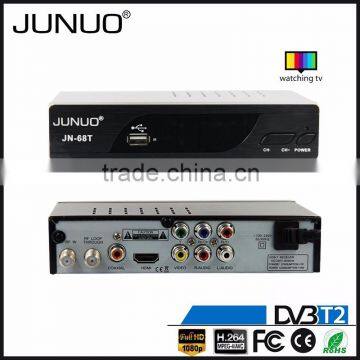 JUNUO china manufacture OEM high quality full HD MPEG4 H.264 dvb t2 tv box,dvb t2 receiver