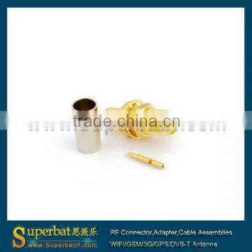 RF bulkhead RP-SMA Crimp connector RG58 LMR195