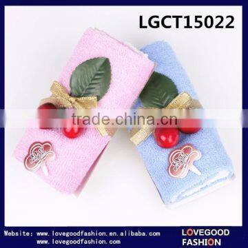 100% Cotton Towels Swiss Roll Cake Towels With Cherries Gift Towel for Friends