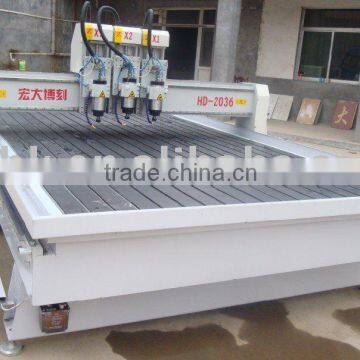 Three Spindles CNC Router