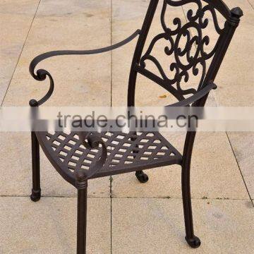 Hot sale! SH080 Metal Commercial Cast Aluminium Outdoor Furniture patio chair patio furniture